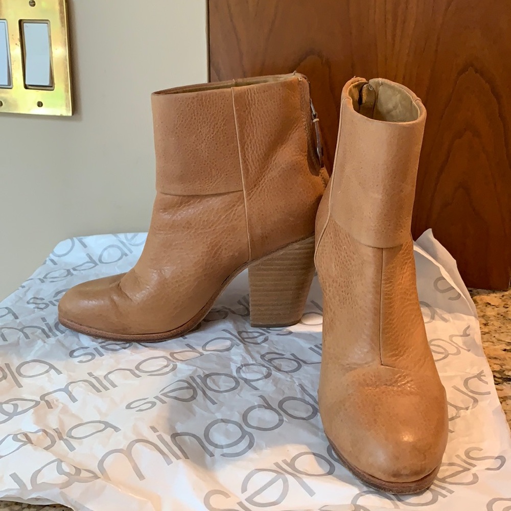 Rag&Bone Caramel Leather Classic Newbury Boot 7.5